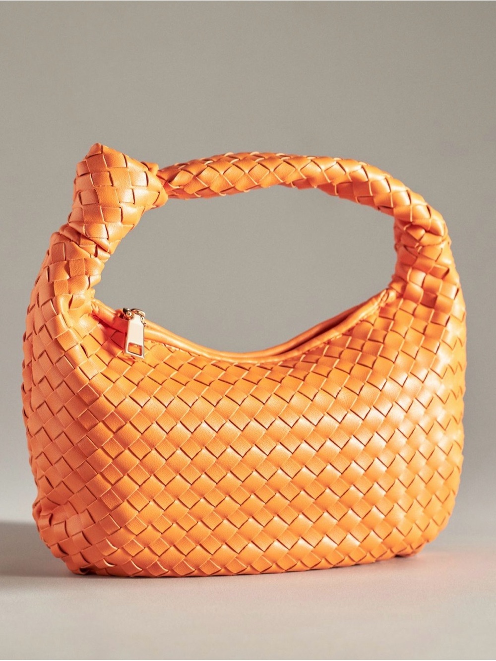 Anthropologie Brigitte Mini Satchel in Orange